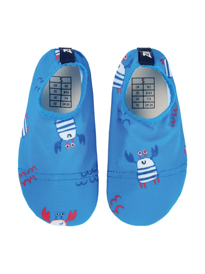 New, view full size image of Front view of Product detail - Nautical Anti Slip Socks NABL