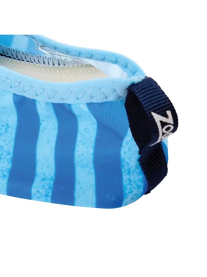 New, view full size image of Front view of Product detail - Nautical Stripes Anti Slip Socks NAST