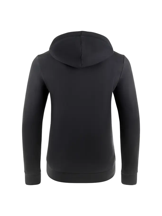 , view full size image of Front view of Product detail - ZOGGS Byron Mens Sports Hoodie black/white