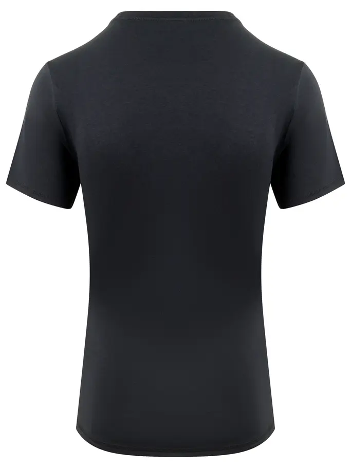 , view full size image of Front view of Product detail - ZOGGS Womens LUCY T-Shirt black/white