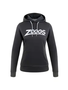 Display front view 1 of Product detail - ZOGGS ROSIE Womens Sports Hoodie black/white
