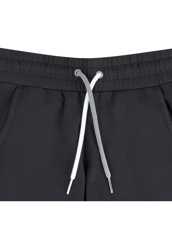 , view full size image of Front view of Product detail - ZOGGS ROSIE Womens Training Jogger Pants black/white