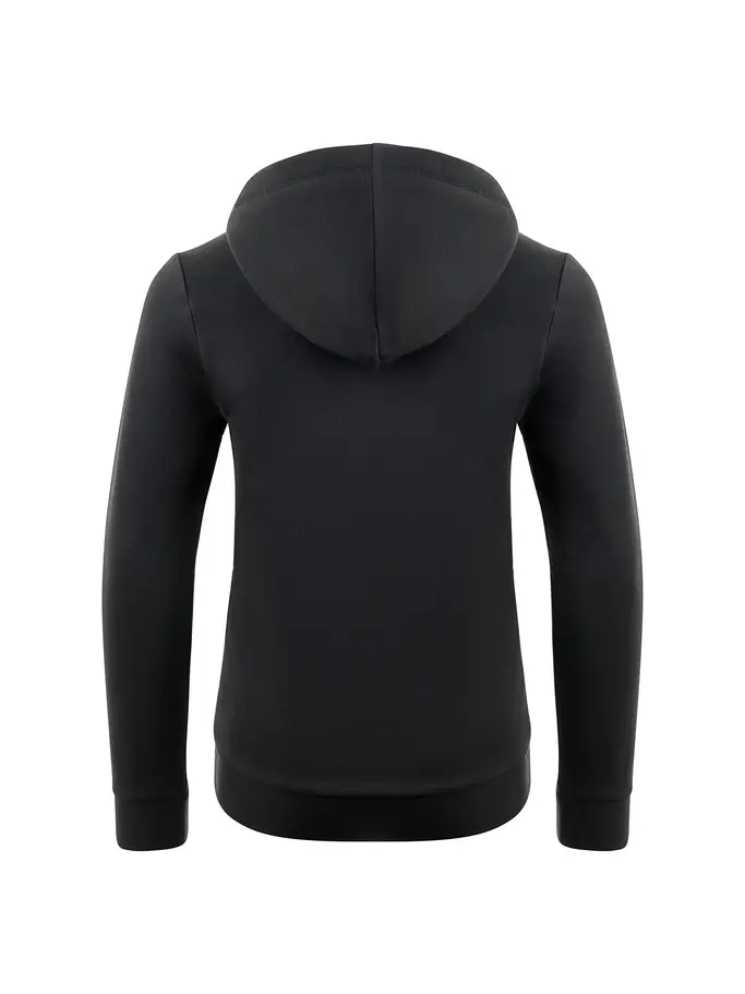 , view full size image of Front view of Product detail - ZOGGS BYRON Junior Sports Hoodie black/white