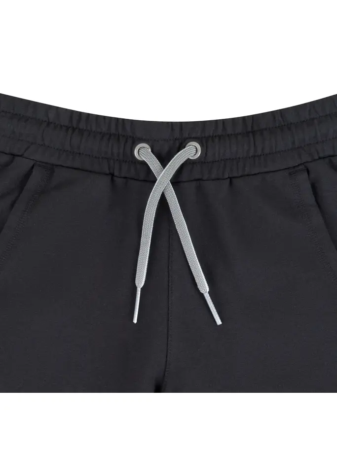 , view full size image of Front view of Product detail - ZOGGS BYRON Junior Sports Jogger Pants black/white
