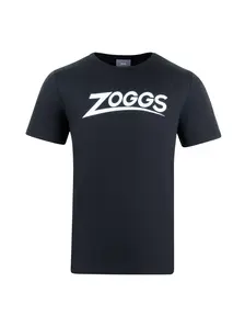 Display front view 1 of Product detail - ZOGGS IVAN Mens Sports T-Shirt black/white