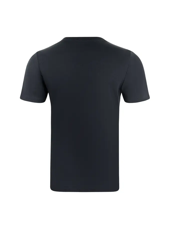 , view full size image of Front view of Product detail - ZOGGS IVAN Mens Sports T-Shirt black/white