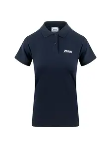 Display front view 1 of Product detail - ZOGGS  Womens Club Polo T-Shirt dark blue