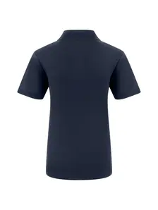 Display front view 2 of Product detail - ZOGGS  Womens Club Polo T-Shirt dark blue