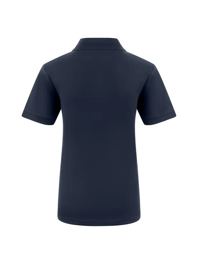 , view full size image of Front view of Product detail - ZOGGS  Womens Club Polo T-Shirt dark blue