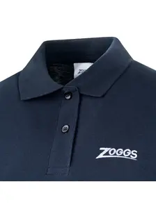 Display front view 3 of Product detail - ZOGGS  Womens Club Polo T-Shirt dark blue