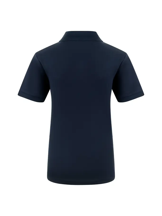 , view full size image of Front view of Product detail - ZOGGS Club Junior Polo T-shirt dark blue
