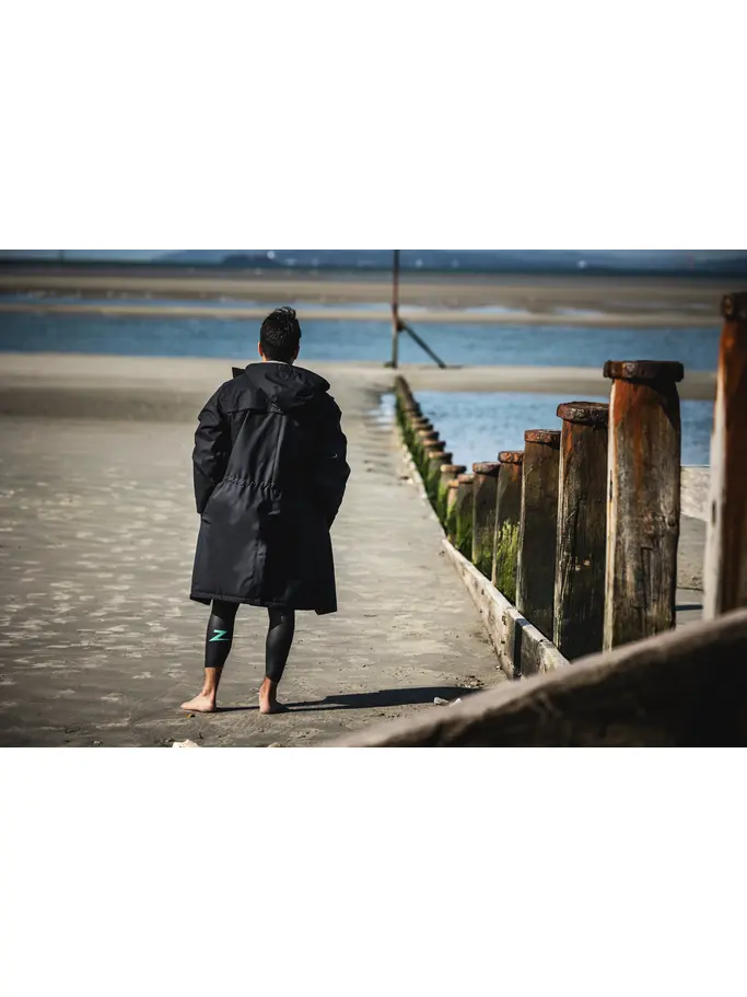 , view full size image of Front view of Product detail - Zoggs Sports Swim Team Unisex Parka Coat