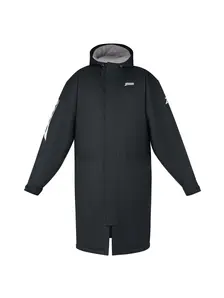 Display front view 3 of Product detail - Zoggs Sports Swim Team Unisex Parka Coat black