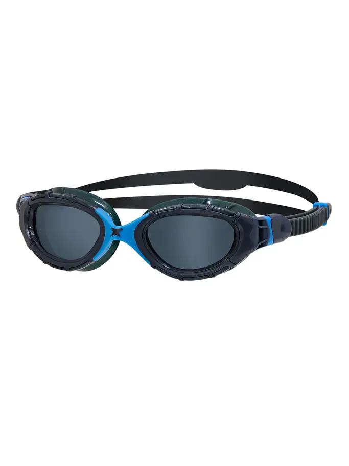 Product overview - Predator Flex Goggles Grey/Blue - Tinted Smoke Lens