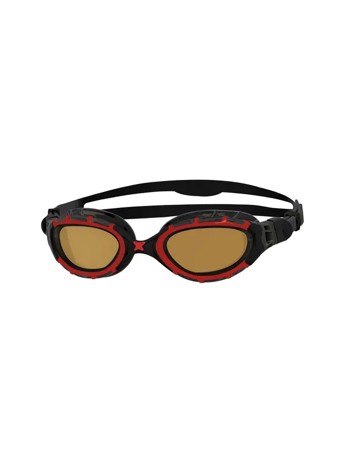 Product overview - Predator Flex Polarized Ultra Goggles Red/Black - Polarized Copper Lens