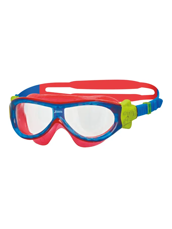 Product overview - Phantom Kids Mask Blue/Red - Clear Lens