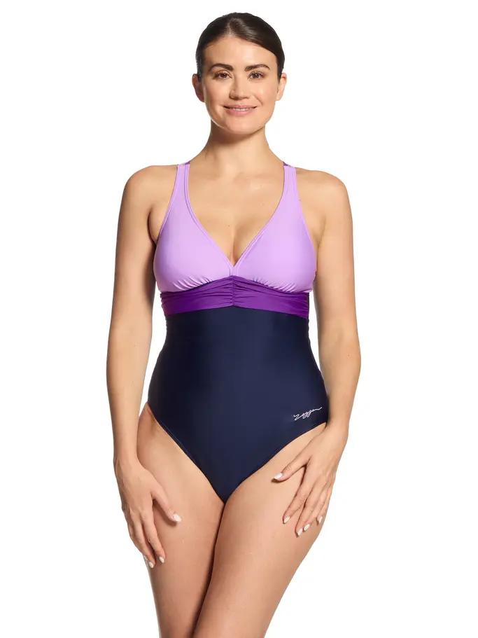 Product overview - Zephyr Panel Crossback Swimsuit ZEPH