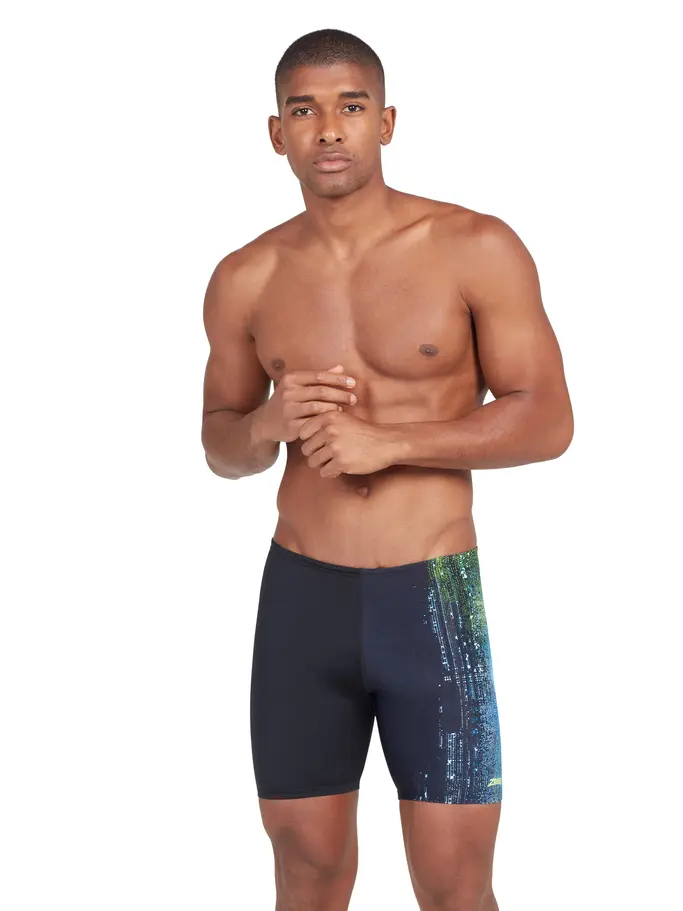 Product overview - Mens Grit Print Mid Jammer GRIT