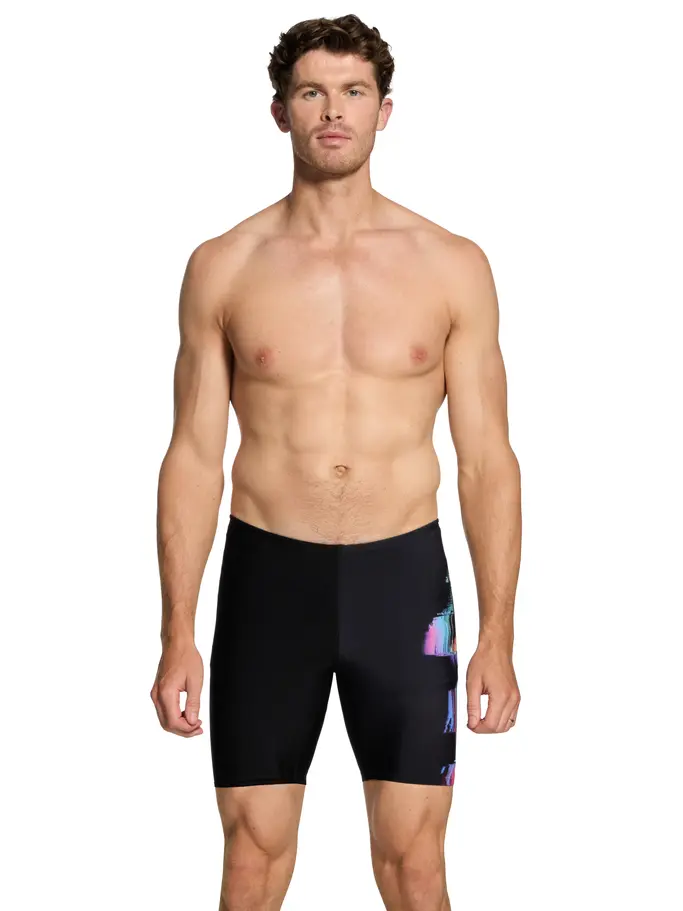 Product overview - Mens Sunset Print Mid Jammer SUNS