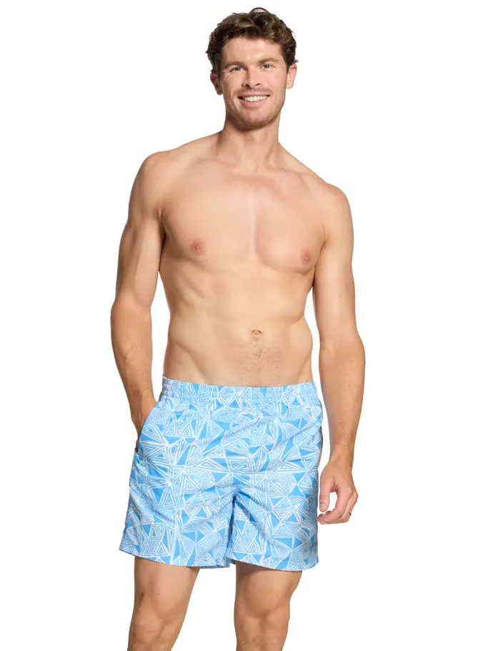 Product overview - Mens Geometric Mens 16 Inch Water Shorts GEOM