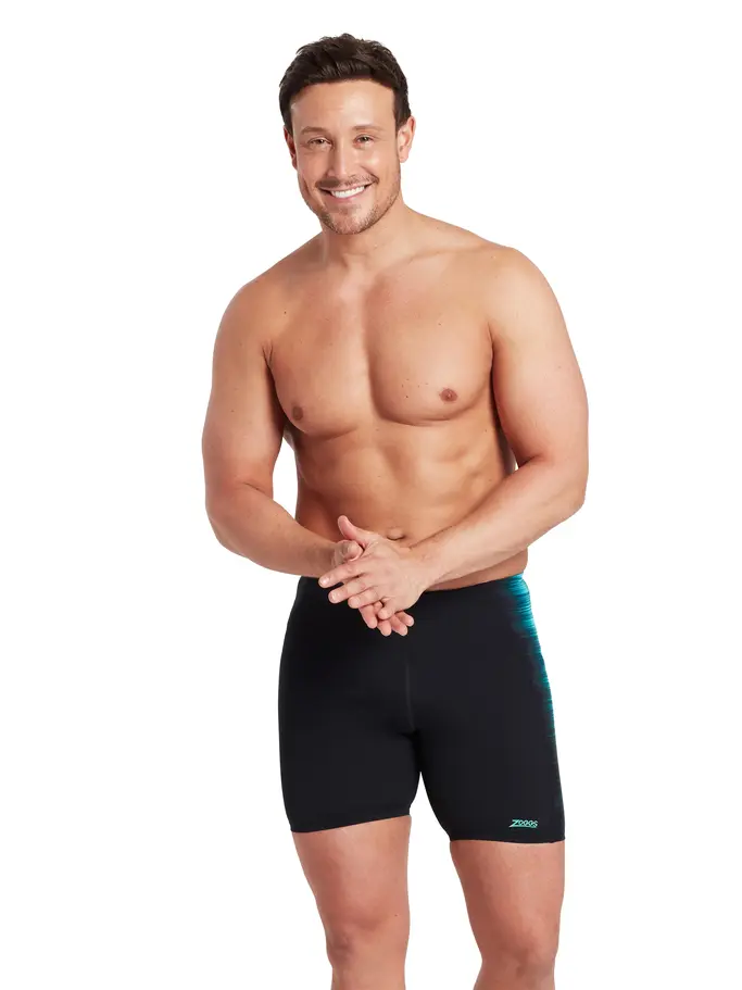 Product overview - Mens Pipeline Print Panelled Mid Jammer PPLN