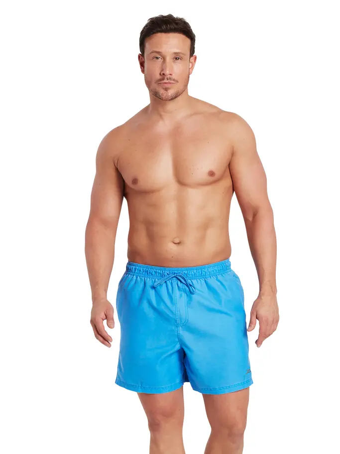 Product overview - Mens Mosman Washed 15 " Shorts Ecodura blue
