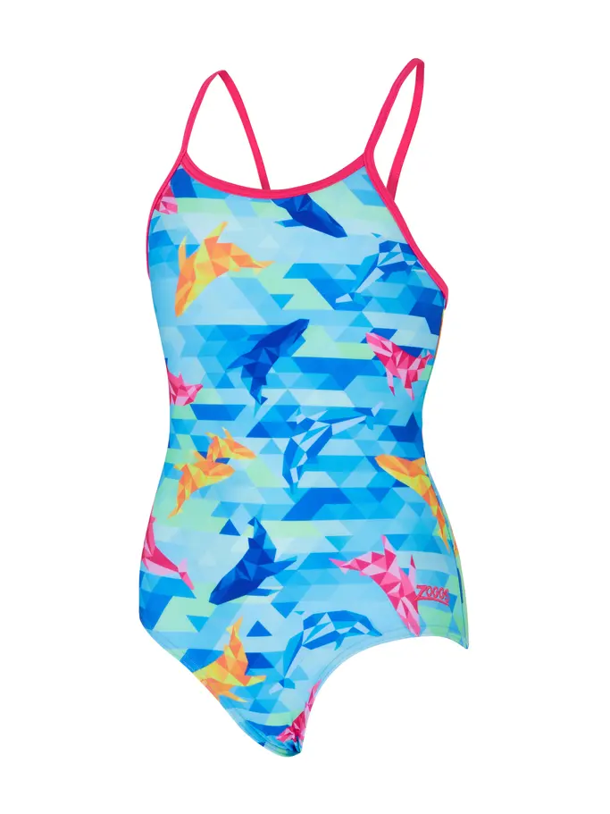 Product overview - Girls Dolphine Sprintback Swimsuit DOLF