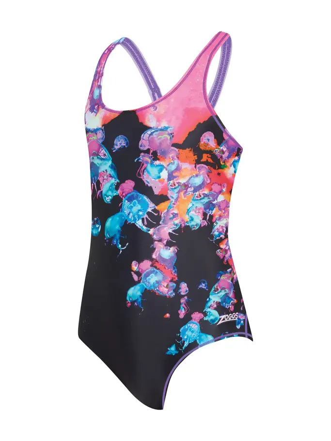 Product overview - Girls Tentacool Rowleeback Swimsuit TNCF