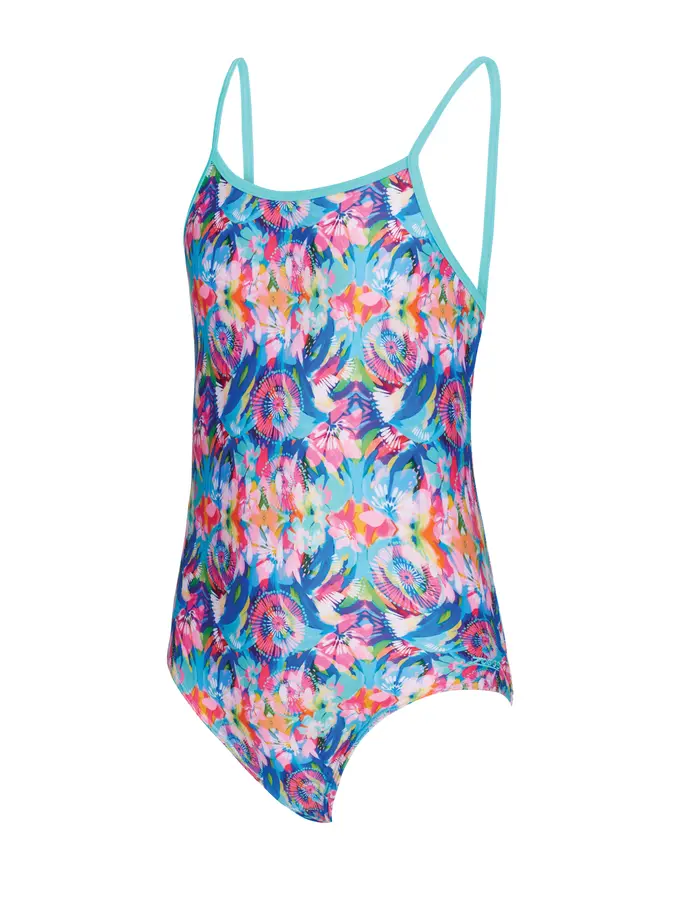 Product overview - Girls Prairie Yaroomba Floral One Piece PRAF