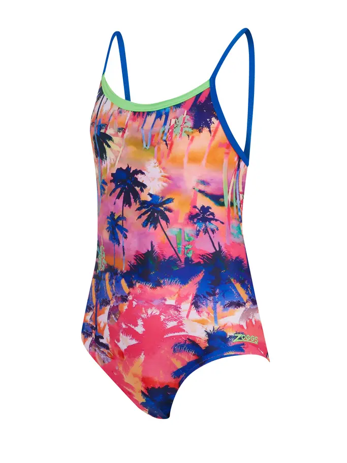 Product overview - Girls Sunset Palms Starback Swimsuit SUNF