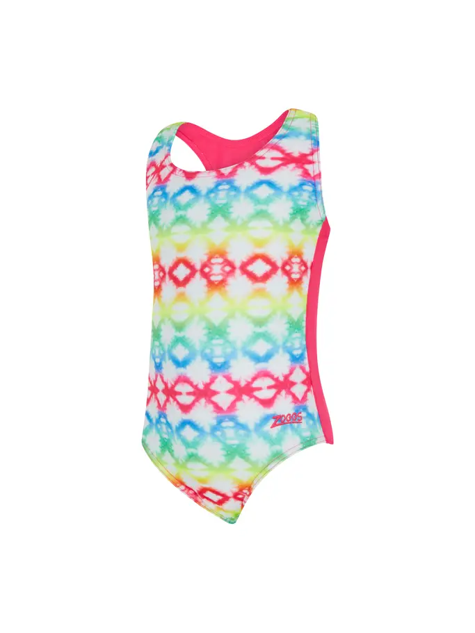 Product overview - Girls Rainbow Haze Actionback One Piece Swimsuit RBHZ