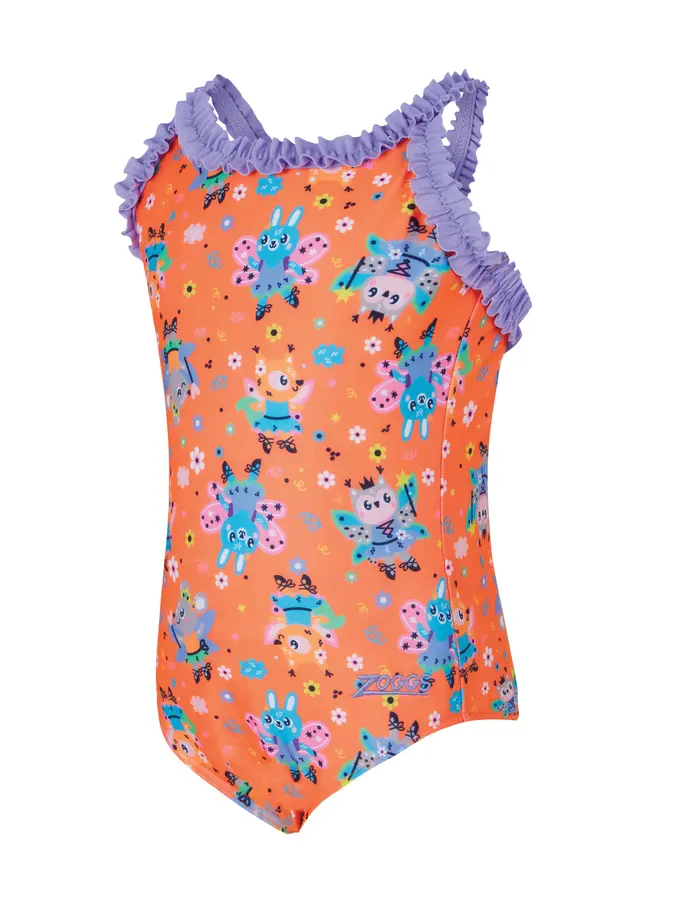 Product overview - Girls Tinker Crossback Swimsuit TINK