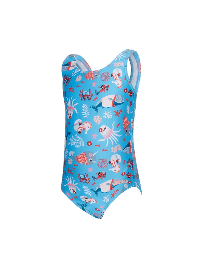 Product overview - Girls Sea Disco Scoopback One Piece SEDI
