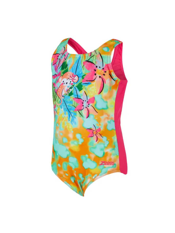 Product overview - Girls Wildwood Scoopback One Piece WILD