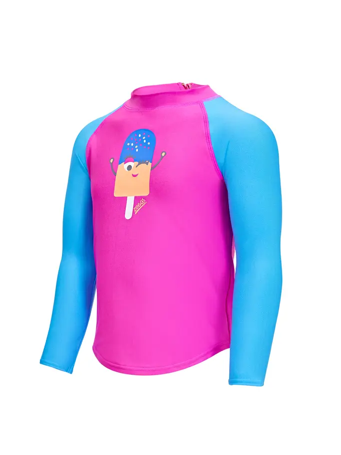 Product overview - Girls Ice Friends Zip Sun Top ICFR
