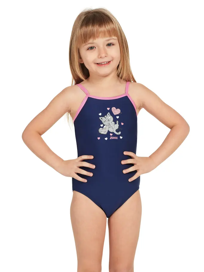 Product overview - Girls Kitty Classicback One Piece KTT