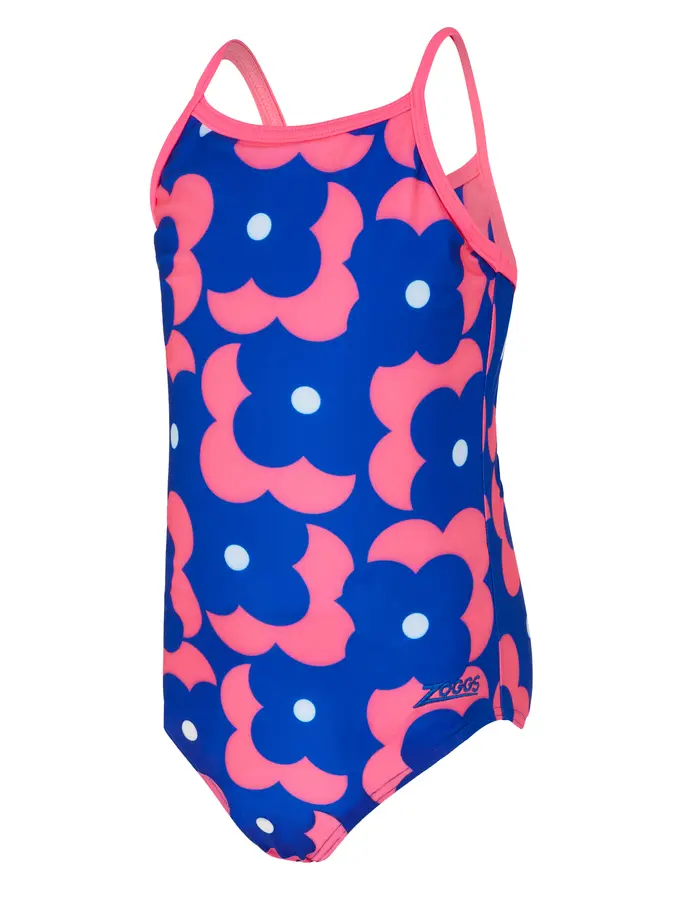 Product overview - Girls Disco Vibe Texback Swimsuit DISC