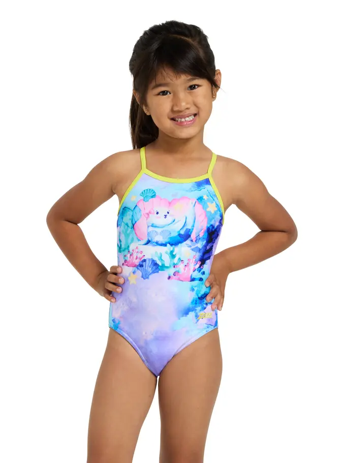 Product overview - Girls Seal Tex Back Swimsuit SEAP