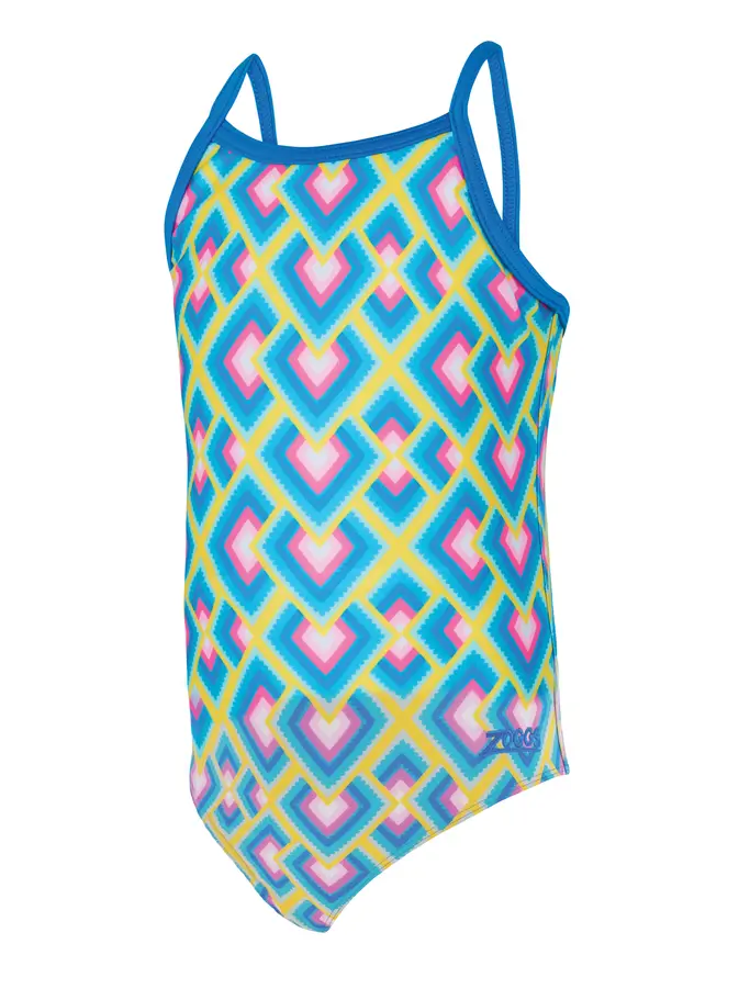 Product overview - Girls Xena Texback Swimsuit XENA