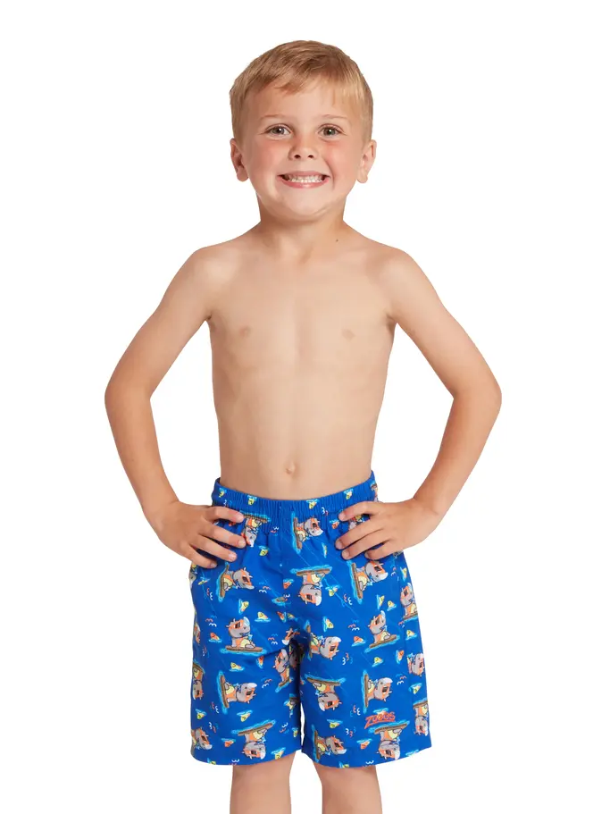 Product overview - Boys Hippo Print Watershorts HIPO