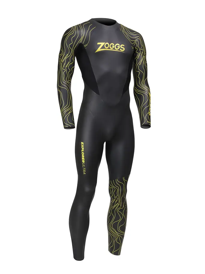 Product overview - Mens Explorer Ultra FS Open Water Wetsuit black/yellow