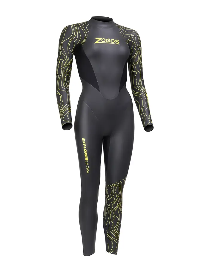 Product overview - Womens Explorer Ultra FS Open Water Wetsuit black/yellow