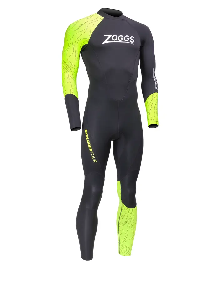 Product overview - Mens Explorer Tour FS Open Water Wetsuit black/yellow