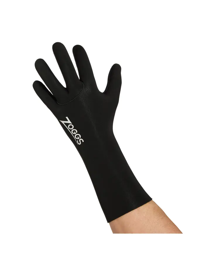 Product overview - Zoggs 2mm Neoprene Swimming Gloves black