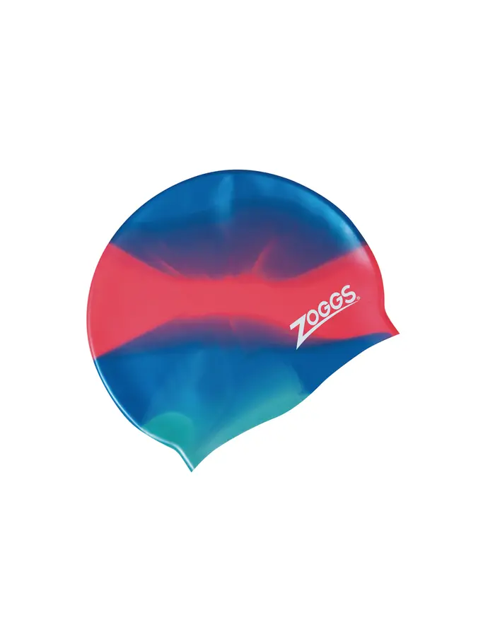 Product overview - Junior Silicone Cap Multi Colour blue/red