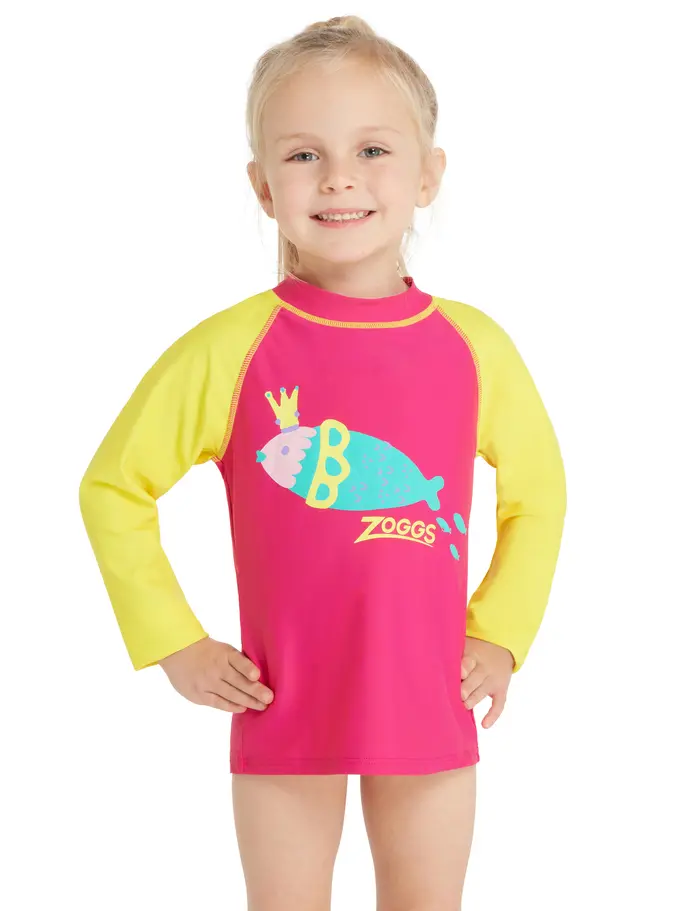 Product overview - Girls Sea Queen Long Sleeve Sun Top SEQE